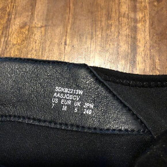 Dream Pairs Over the knee black boots size 7 - Picture 6 of 11